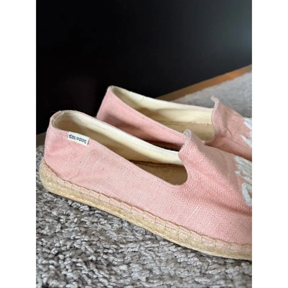 Soludos Ciao Bella Smoking Slipper Espadrilles Size 10
